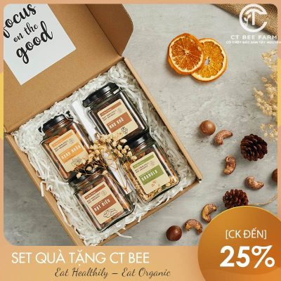 Set quà tặng hạt dinh dưỡng 4 món G333 Set quà tặng hạt dinh dưỡng 4 món G333 cho sức khỏe