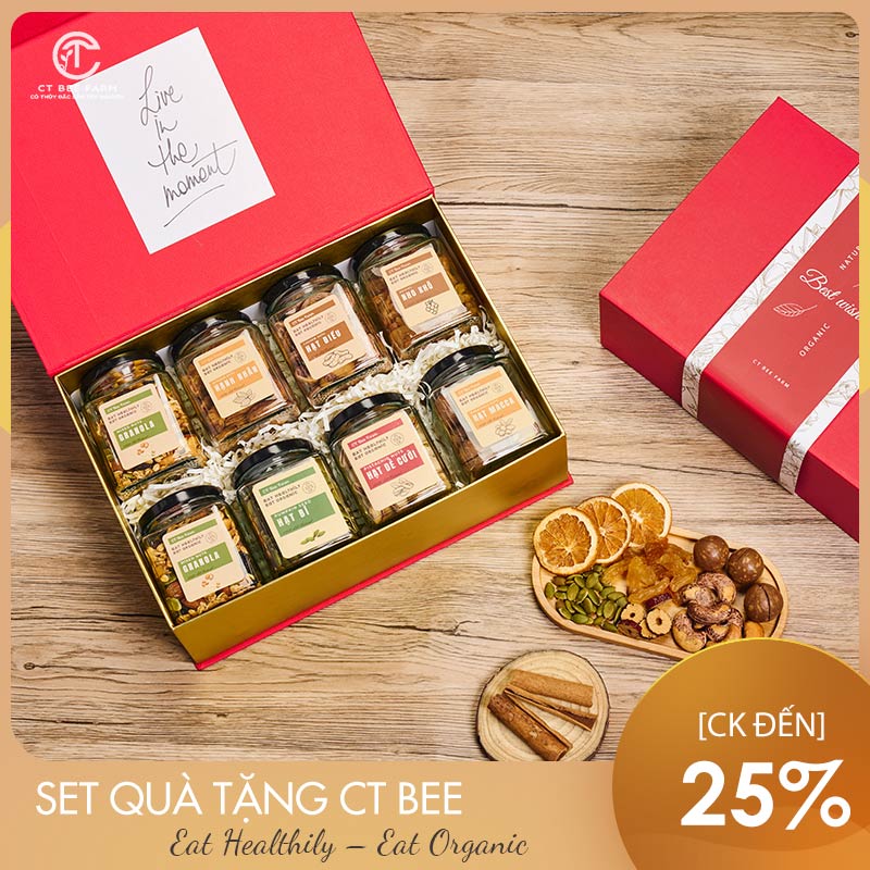 Set quà tết các loại hạt dinh dưỡng 2025 cho sức khỏe