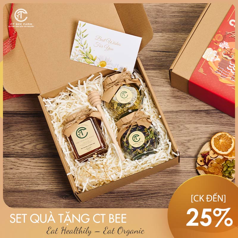 Combo set quà 8/3 mật ong cao nguyên