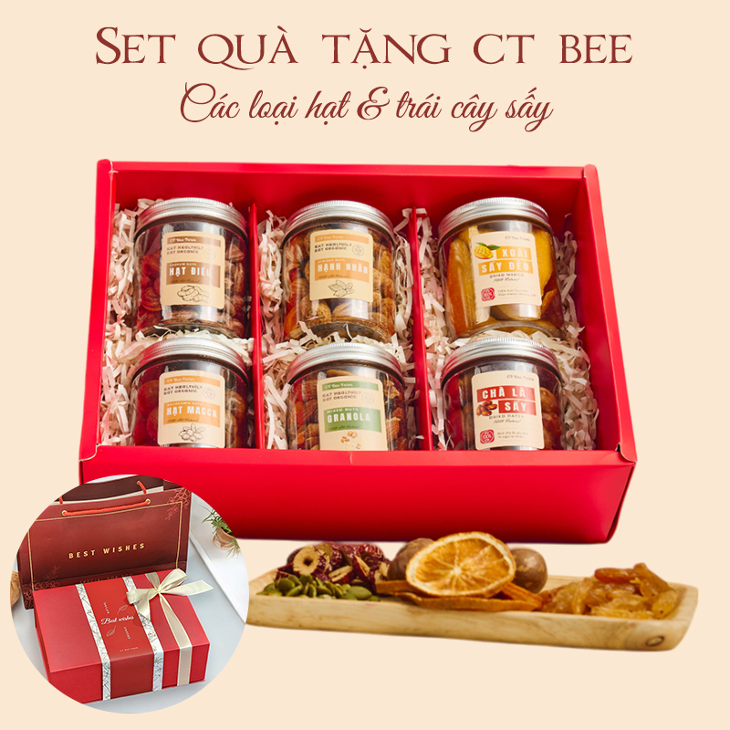 Set quà 8/3 trái cây sấy